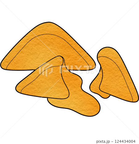 The illustration of a toast The illustration of a toast 124434004