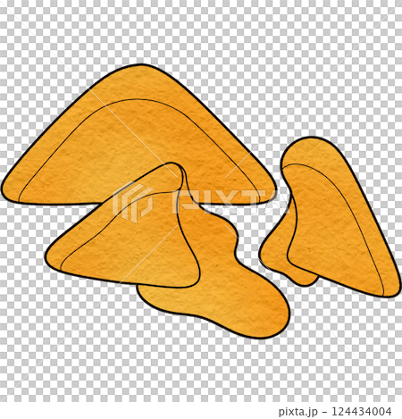 The illustration of a toast The illustration of a toast 124434004