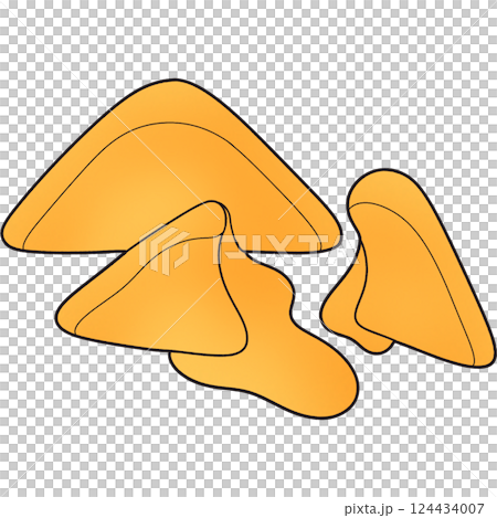 The illustration of a toast The illustration of a toast 124434007