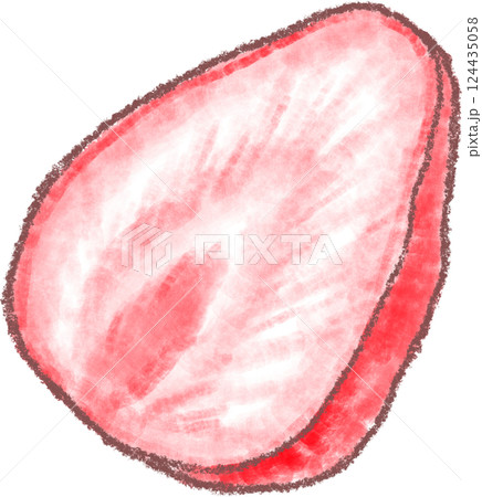 苺の断面_苺_いちご_ストロベリー 124435058