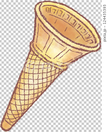 アイスのコーン アイスのコーン 124435393