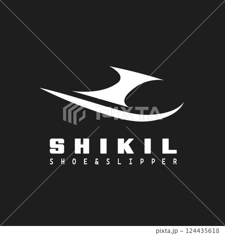 vector design of shoes and sandals logo brand vector design of shoes and sandals logo brand 124435618