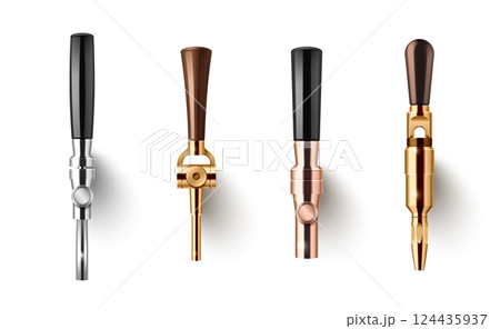 Beer tap handles set 124435937