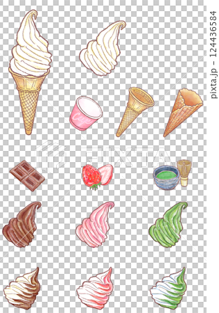 軟冰淇淋 list_vertical 124436584