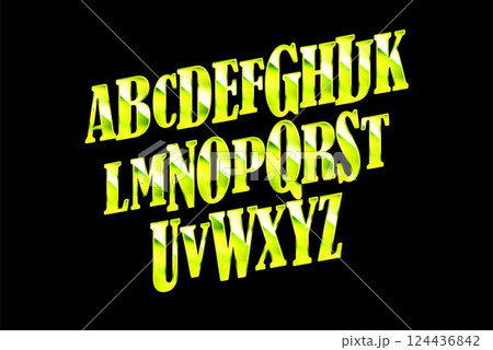 Gold Grand Opening text effect. Vector illustration 124436842