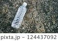 石の上に置いたペットボトル 石の上に置いたペットボトル 124437092