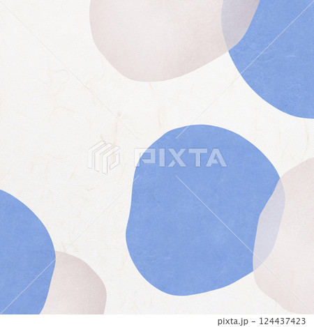 和紙を使用した背景素材　北欧　モダンな感じ 124437423