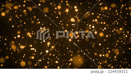 Image of light spots on black background 124439311