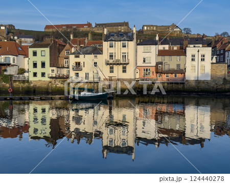Whitby on the coast of North Yorkshire - United Kingdom 124440278