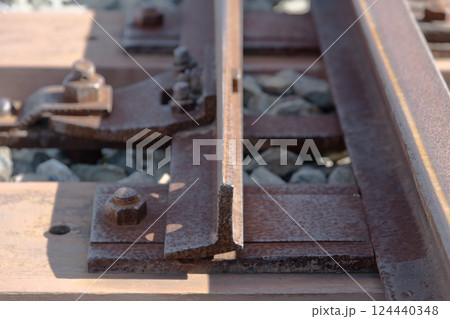 【北九州門司港九州鉄道記念館　線路のポイント】 124440348