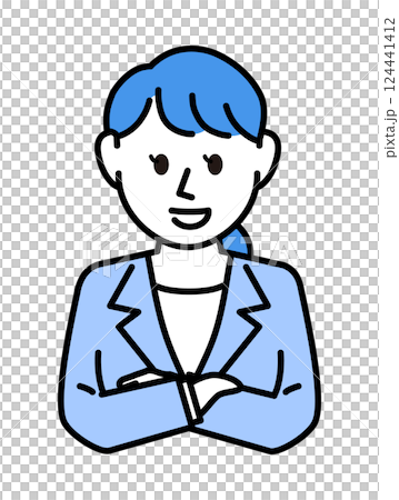 スーツの女性 124441412