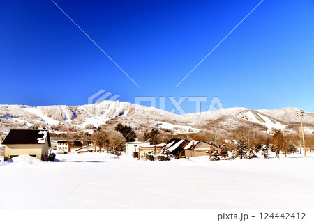 菅平高原／パインビークオオマツゲレンデ方面を望む (長野県上田市) 【2025.3】 124442412