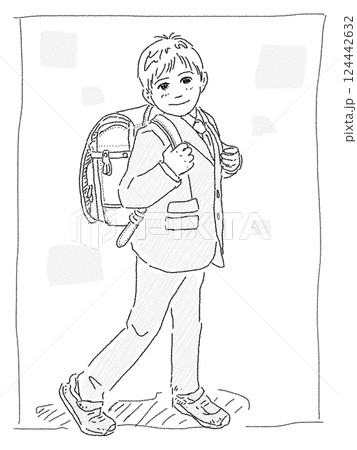 ランドセルの少年 ランドセルの少年 124442632
