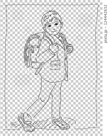 ランドセルの少年 ランドセルの少年 124442632