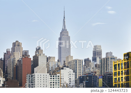 Midtown Manhattan buildings with Empire State Building Midtown Manhattan buildings with Empire State Building 124443723
