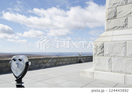 Coin-operated binoculars near High Point Monument 124443892