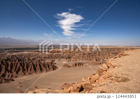 Sandstone rock formations in Atacama Desert Sandstone rock formations in Atacama Desert 124443951