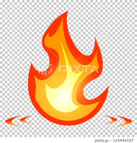 燃え盛る炎_1 124444187