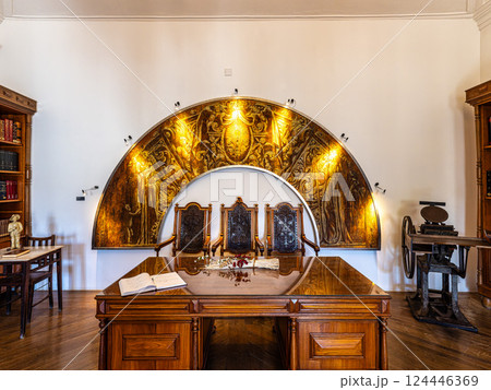 Castle interior of Castelo de Lo 124446369