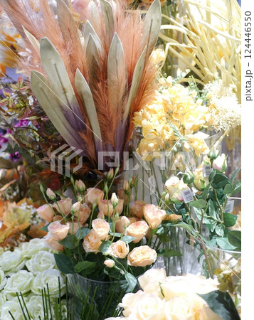 beautiful flowers for valentines and wedding scene 124446550