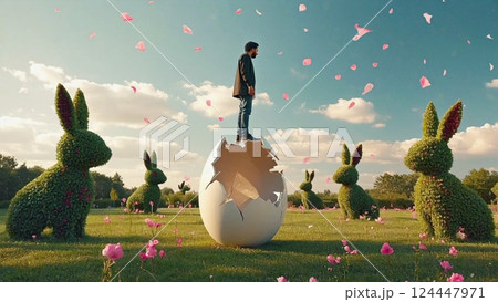 幻想的な庭園の謎 124447971