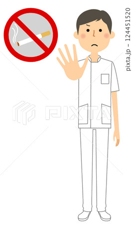 看護師　ストップ 124451520