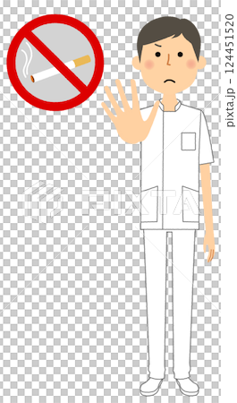 看護師　ストップ 124451520