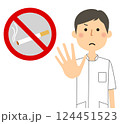 看護師　ストップ 124451523
