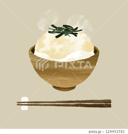 とろろごはん 124453781