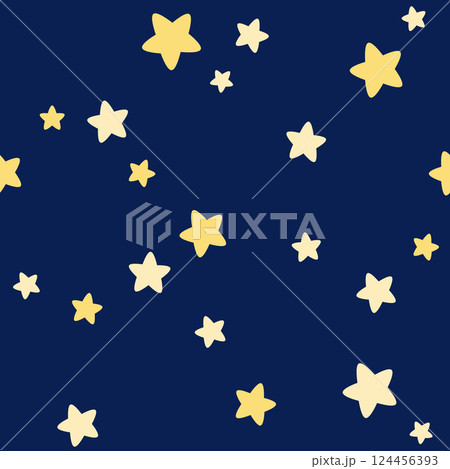 星空のシームレスパターン 124456393