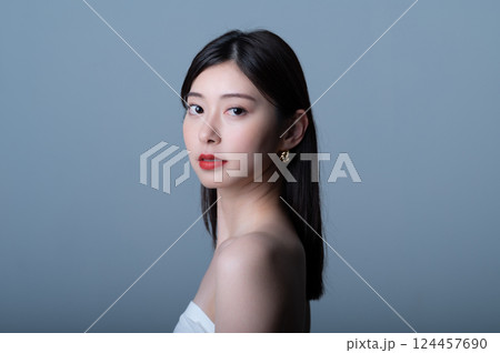 日本人女性のビューティーイメージ 日本人女性のビューティーイメージ 124457690