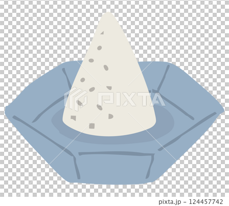 堆鹽插圖/無閃光 124457742