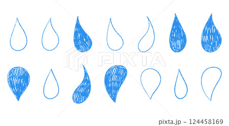 Water splash with wave and droplet shapes, liquid spray and drip elements, sea fountain icon for background, logo or illustration. Flat vector illustration isolated on white background. Water splash with wave and droplet shapes, liquid spray and drip elements, sea fountain icon for background, logo or illustration. Flat vector illustration isolated on white background. 124458169