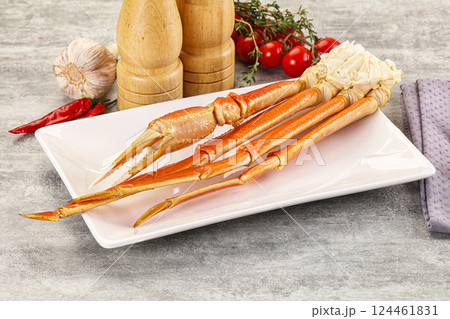 Delicous luxury crab claw legs Delicous luxury crab claw legs 124461831