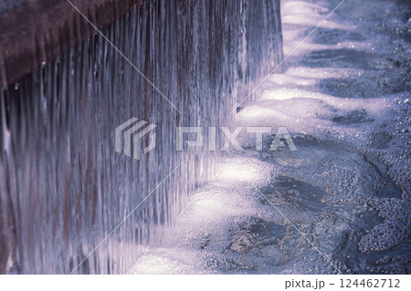 Part of the beautiful water fountain 124462712