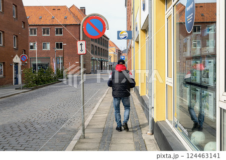 Real estate company with advertisements for houses, apartments, cottages and summer houses. Denmark - May 25, 2024 Real estate company with advertisements for houses, apartments, cottages and summer houses. Denmark - May 25, 2024 124463141
