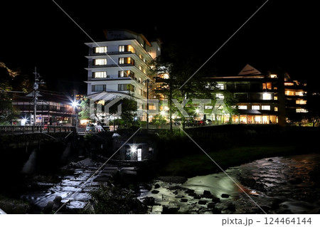 四万温泉 夜景 四万温泉 夜景 124464144