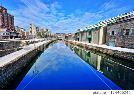 小樽運河の風景 124466246