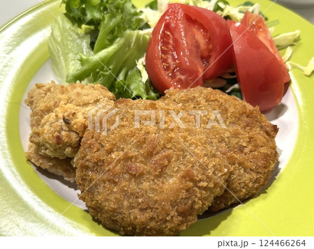メンチカツとチキンカツ 124466264