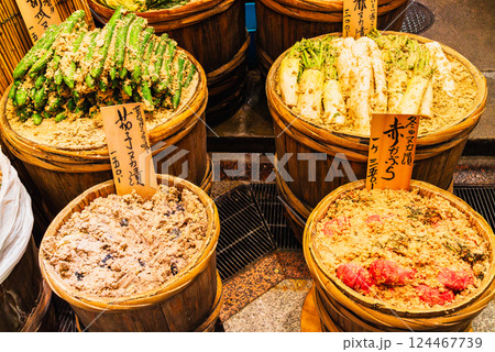 漬物・ぬか漬け・和食イメージ　錦市場 124467739