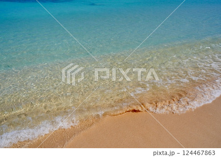 波照間島の美しい海とさわやかな空 波照間島の美しい海とさわやかな空 124467863