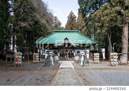 ばんばの八幡さんとして知られる馬場八幡宮拝殿【茨城県常陸太田市】 124468168