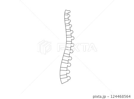 Spine medical poster 124468564