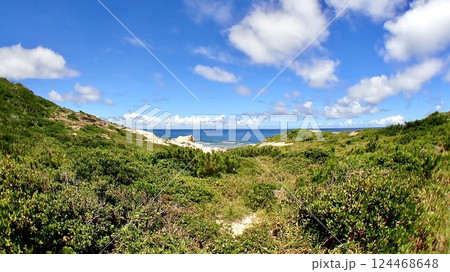 沖縄県渡嘉敷島　阿波連岬　第一展望台から見た風景 124468648