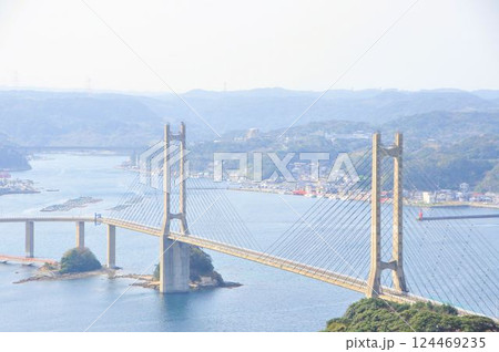呼子大橋 加部島からの風景 呼子大橋 加部島からの風景 124469235