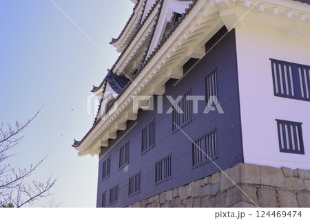 福山城天守の鉄板張り 福山城天守の鉄板張り 124469474