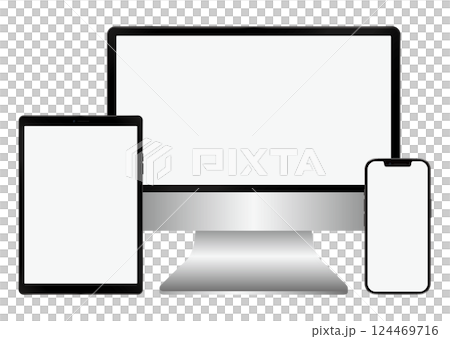 Smartphones, tablets, displays 124469716