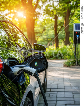 電気自動車（EV車）の充電 #08 124470079