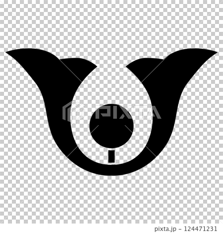 家紋です。星付き鍬形と言います。 124471231