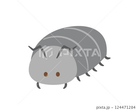 虫_ダンゴムシ_主線なし 124471284
